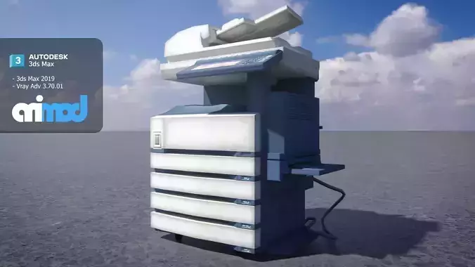 Photo Copying Machine 3D model