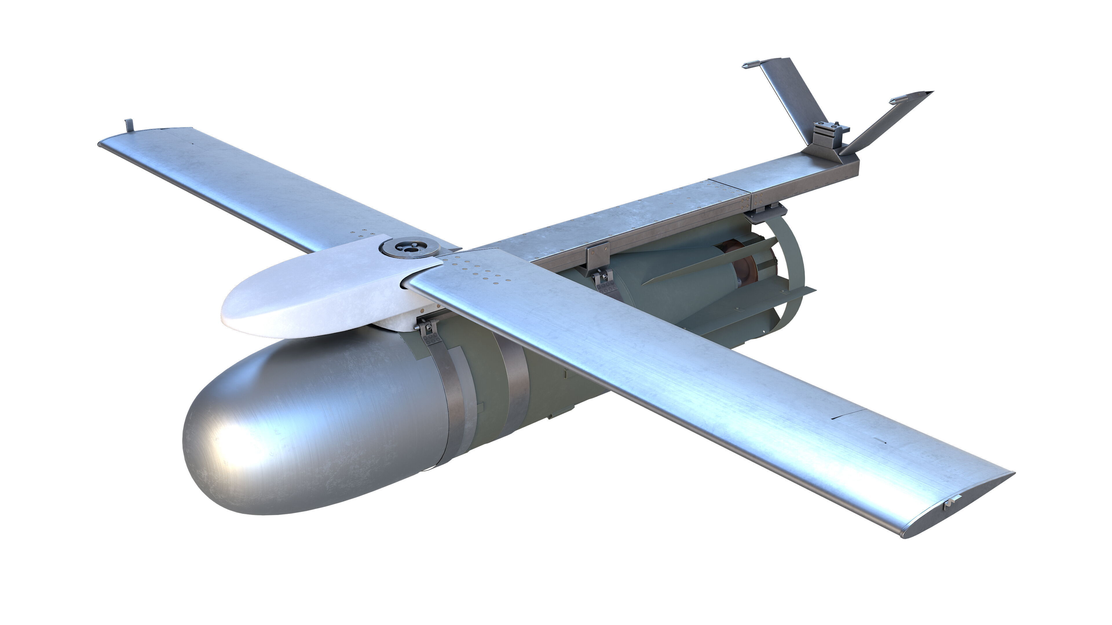 FAB-3000 with UMPK Russian Glide Bomb 3D model_2