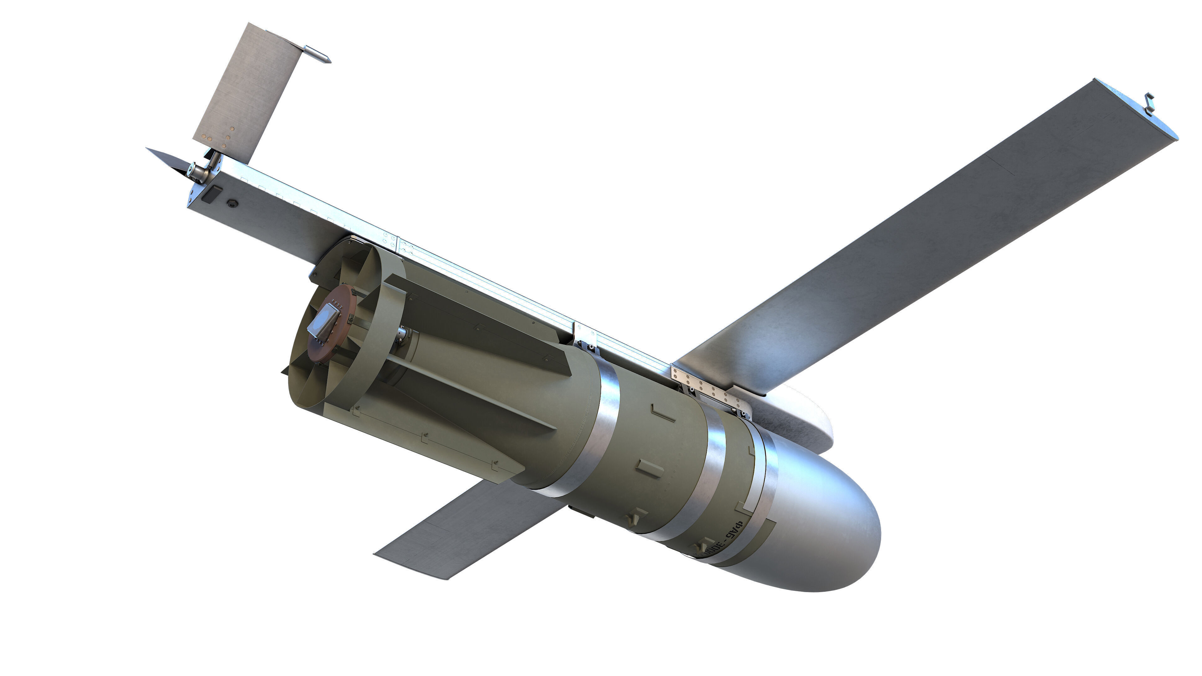 FAB-3000 with UMPK Russian Glide Bomb 3D model_18
