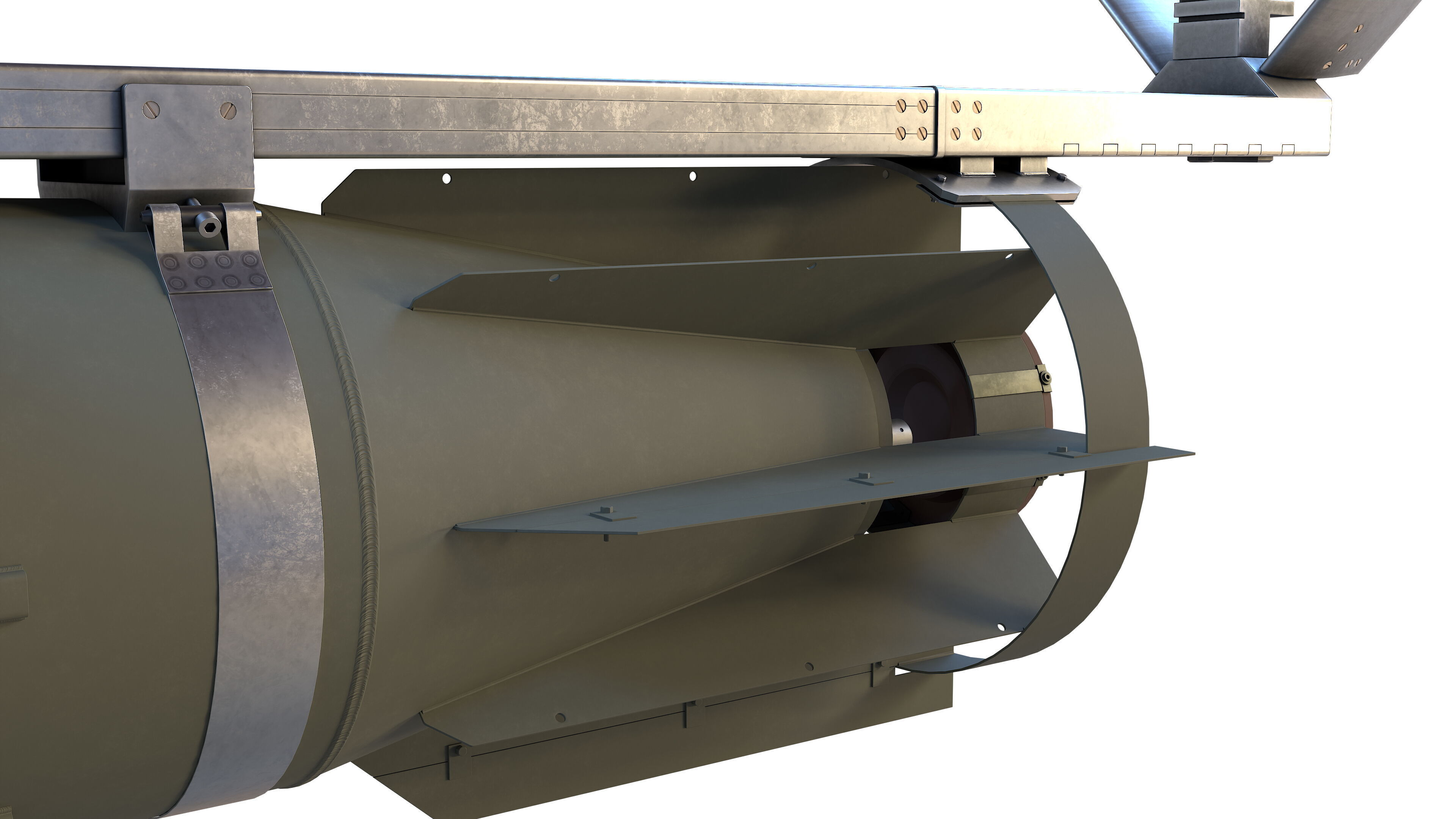 FAB-3000 with UMPK Russian Glide Bomb 3D model_11
