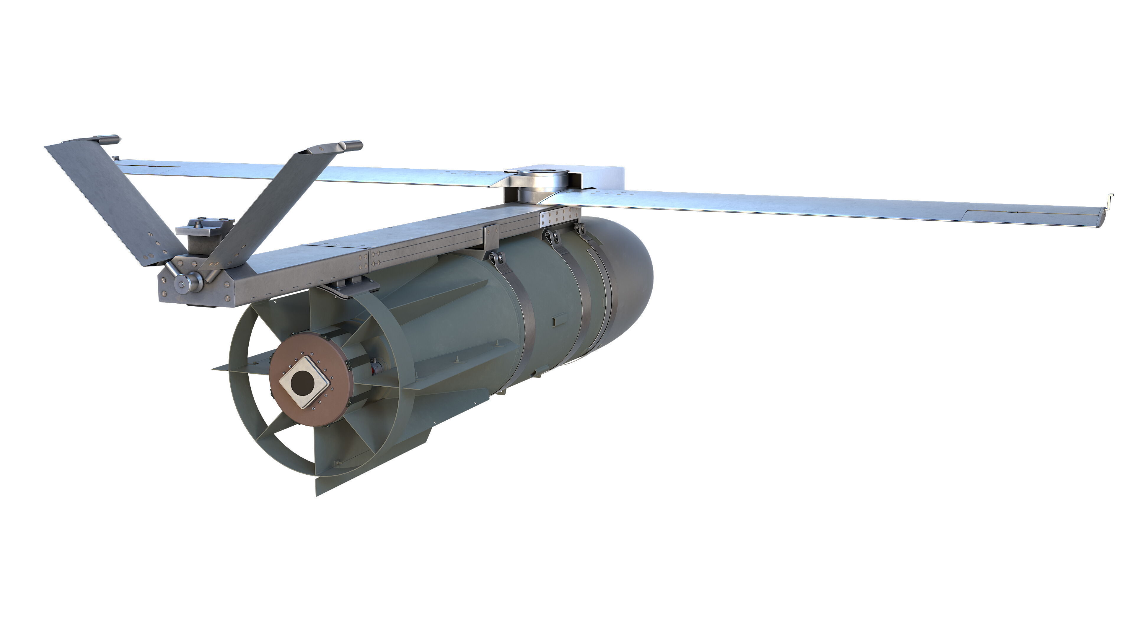 FAB-3000 with UMPK Russian Glide Bomb 3D model_5