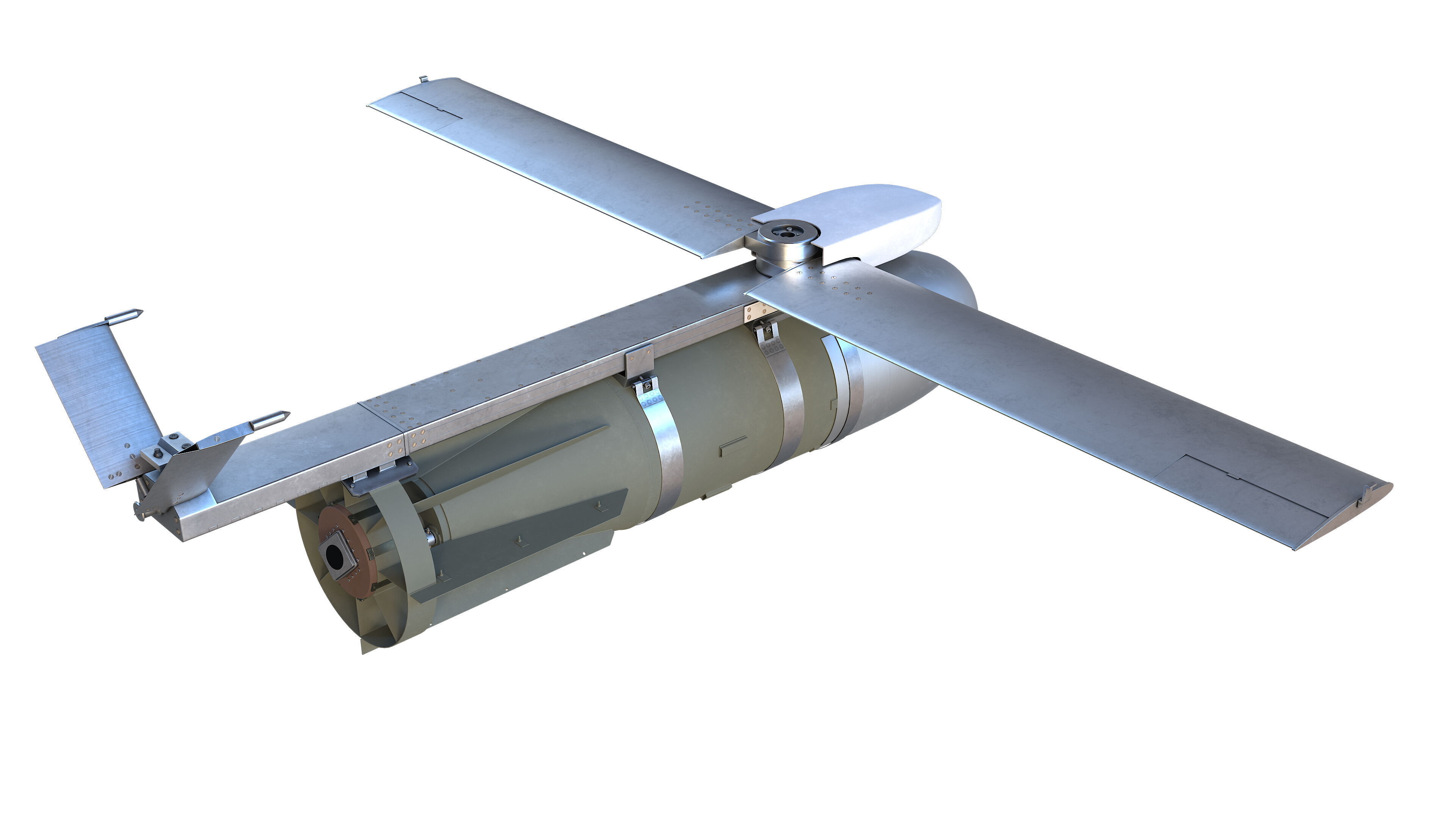 FAB-3000 with UMPK Russian Glide Bomb 3D model_3