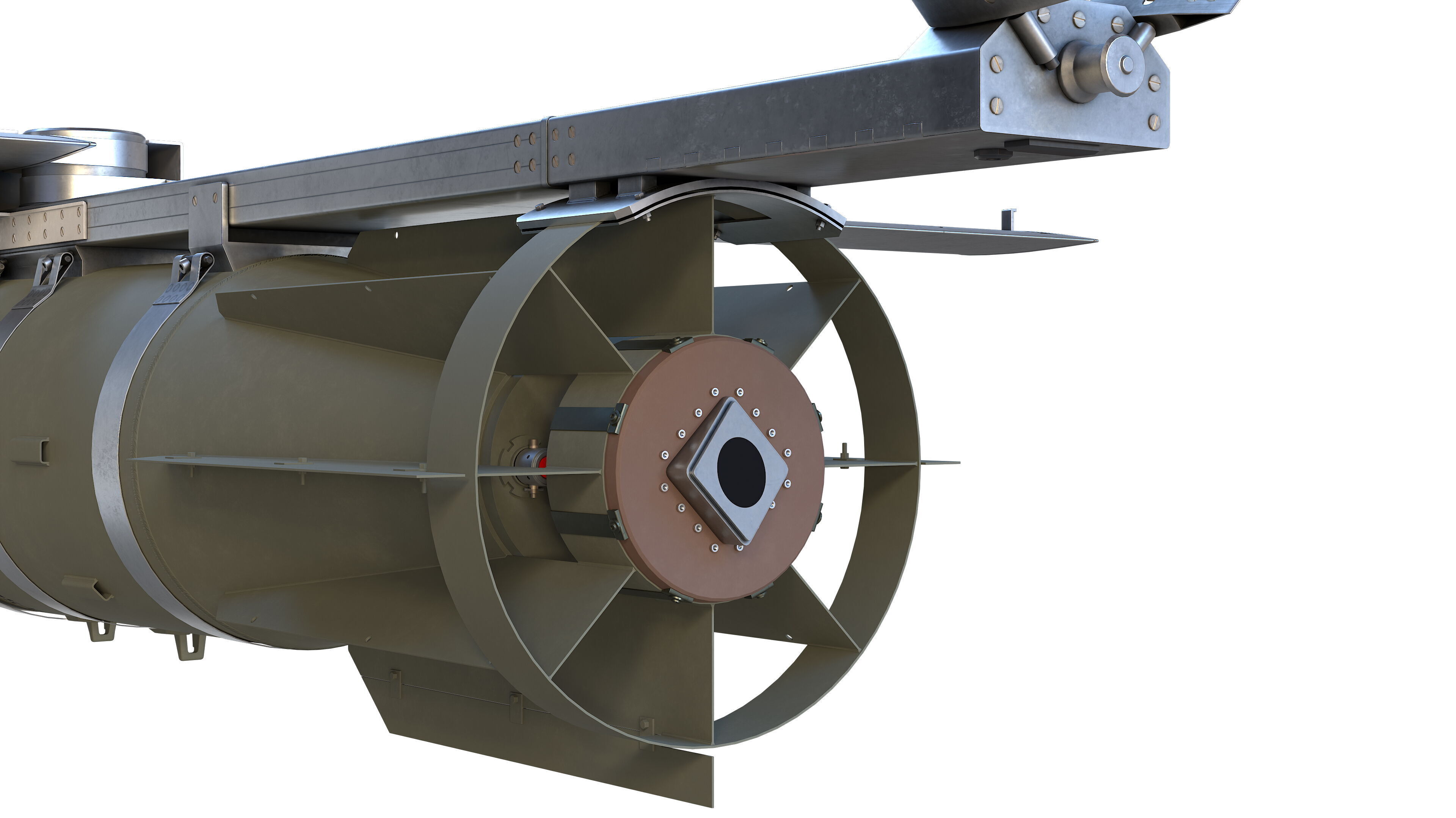 FAB-3000 with UMPK Russian Glide Bomb 3D model_12