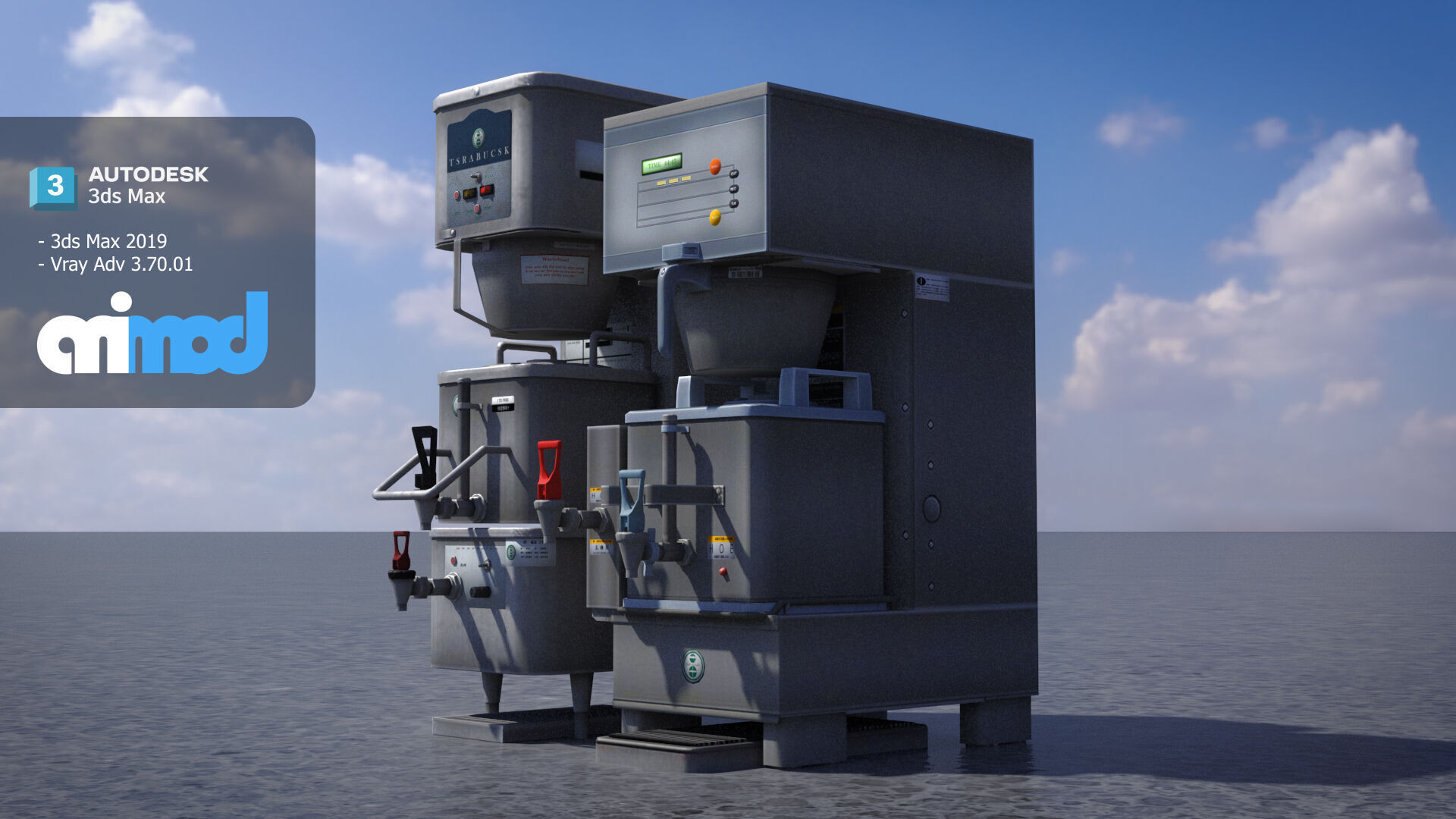 Coffee Maker 0002 3D model_1