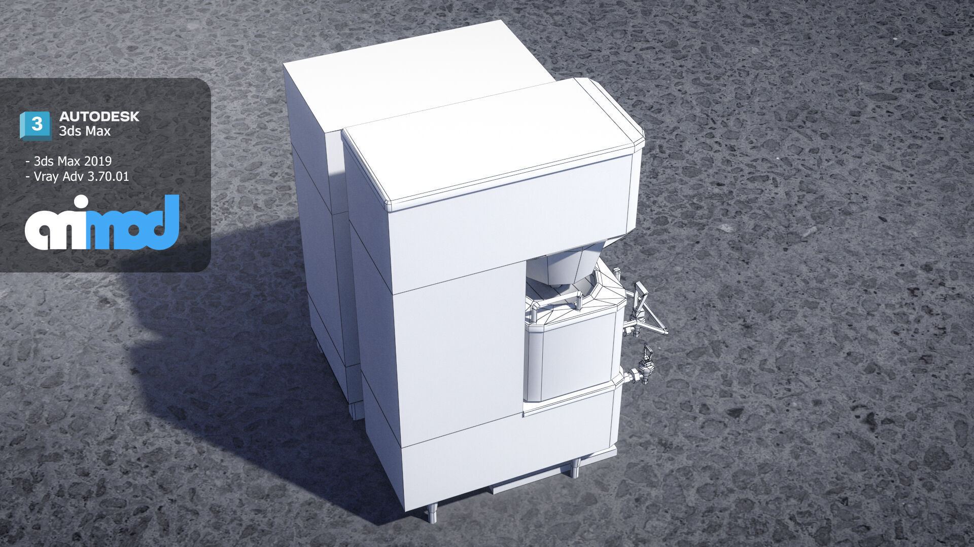 Coffee Maker 0002 3D model_8