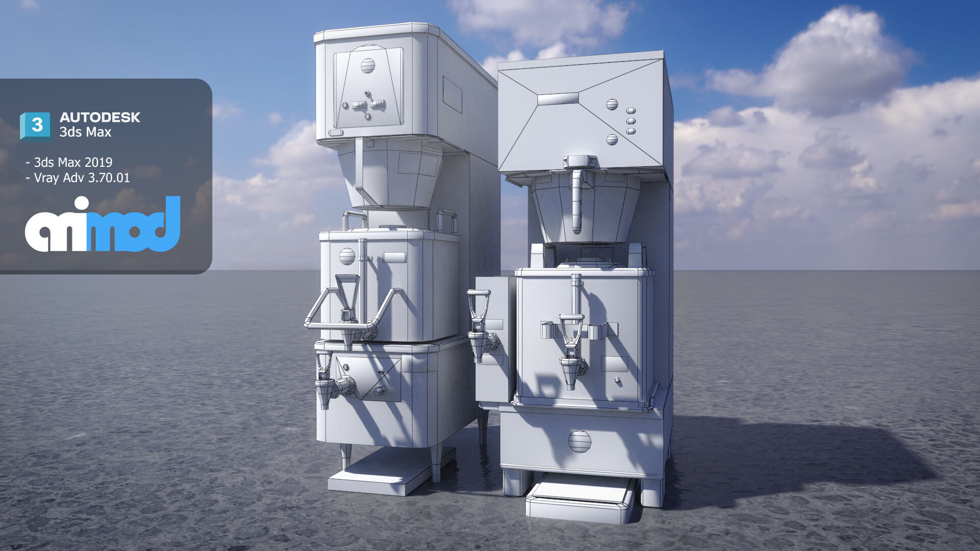 Coffee Maker 0002 3D model_5