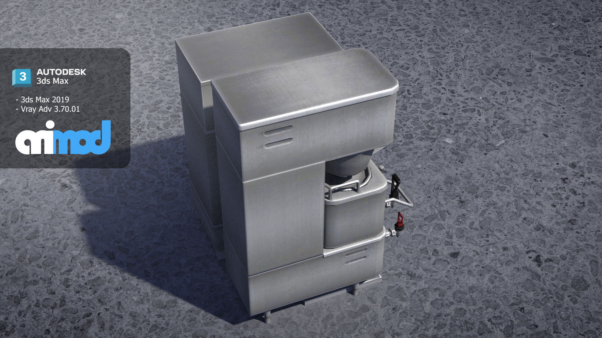 Coffee Maker 0002 3D model_3