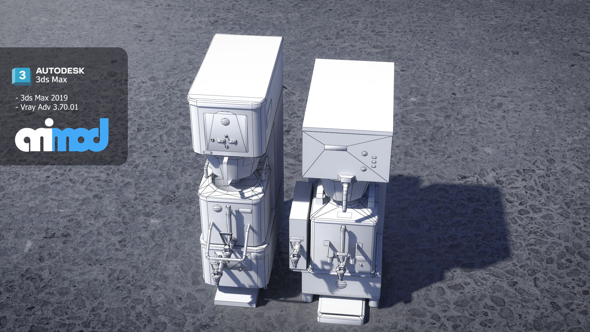 Coffee Maker 0002 3D model_9