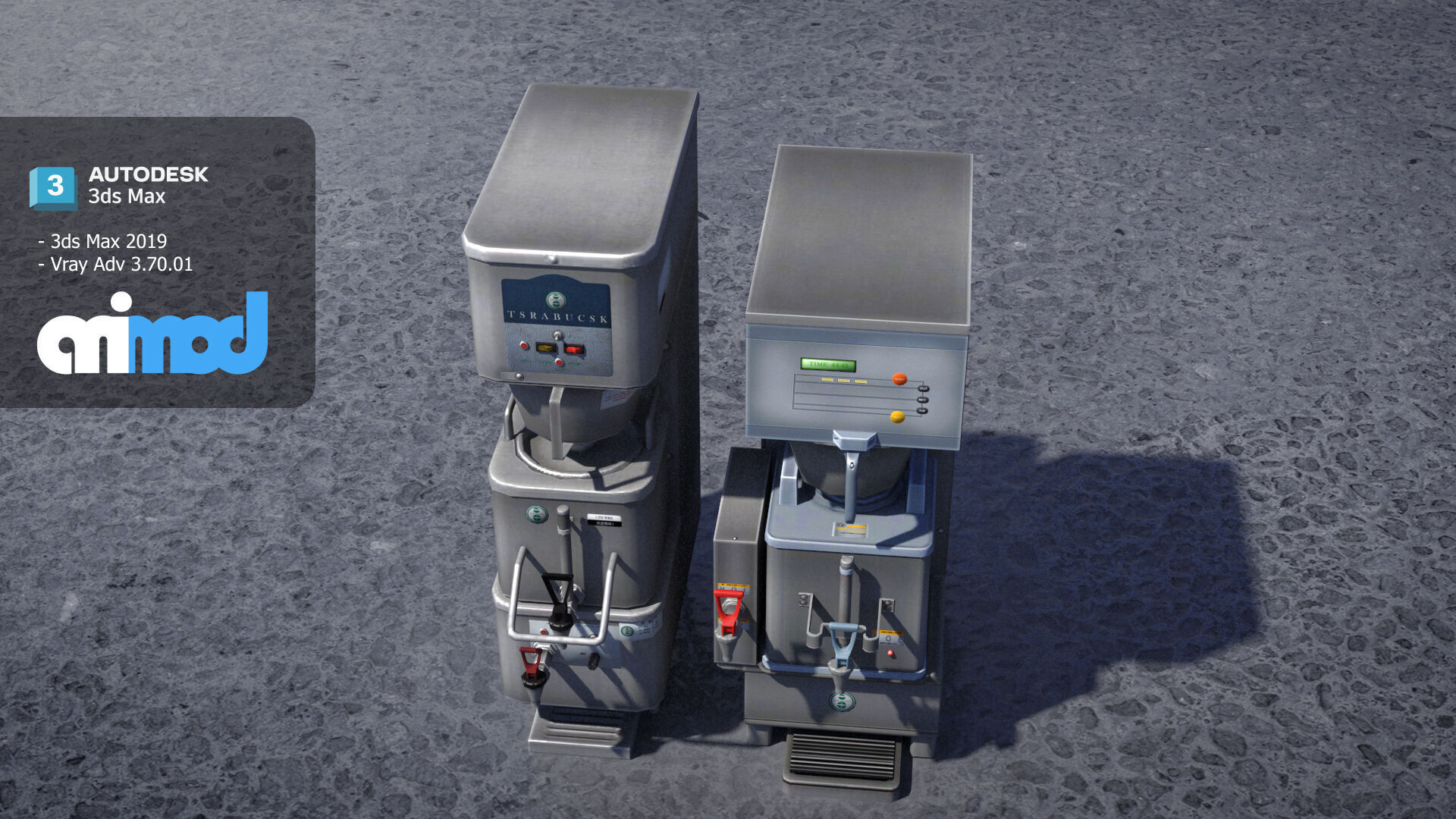 Coffee Maker 0002 3D model_4