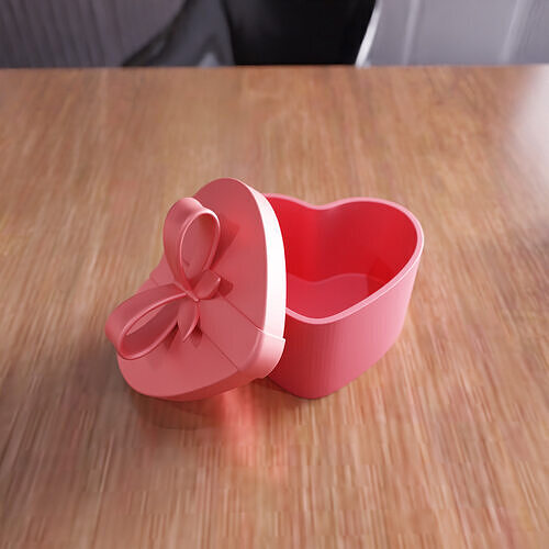 Heart Shaped Valentine Box - 418