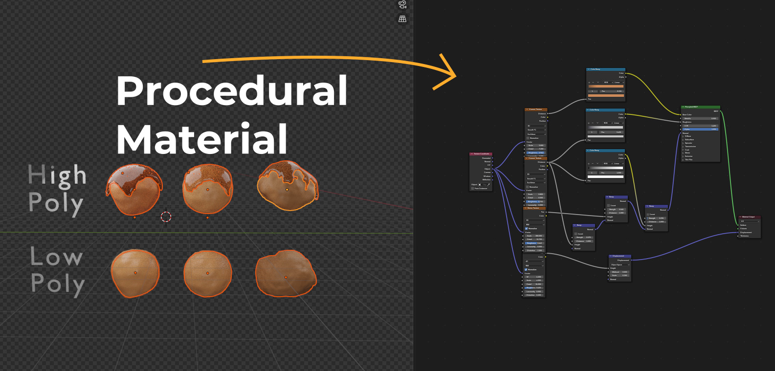 Luqaimat - Ramadan Low-poly 3D model_12
