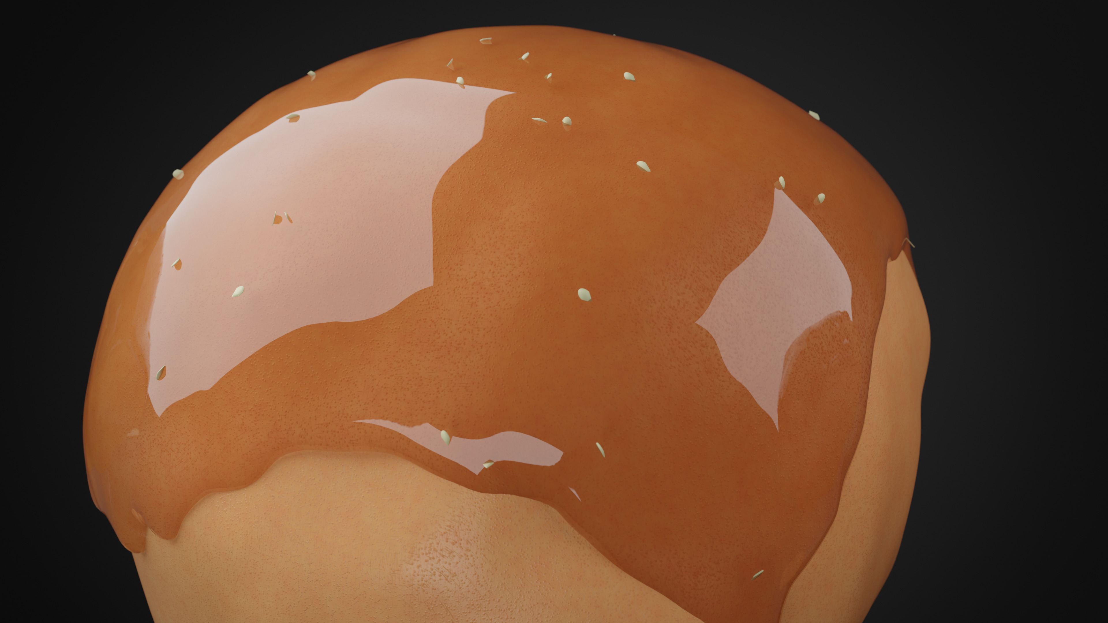 Luqaimat - Ramadan Low-poly 3D model_9