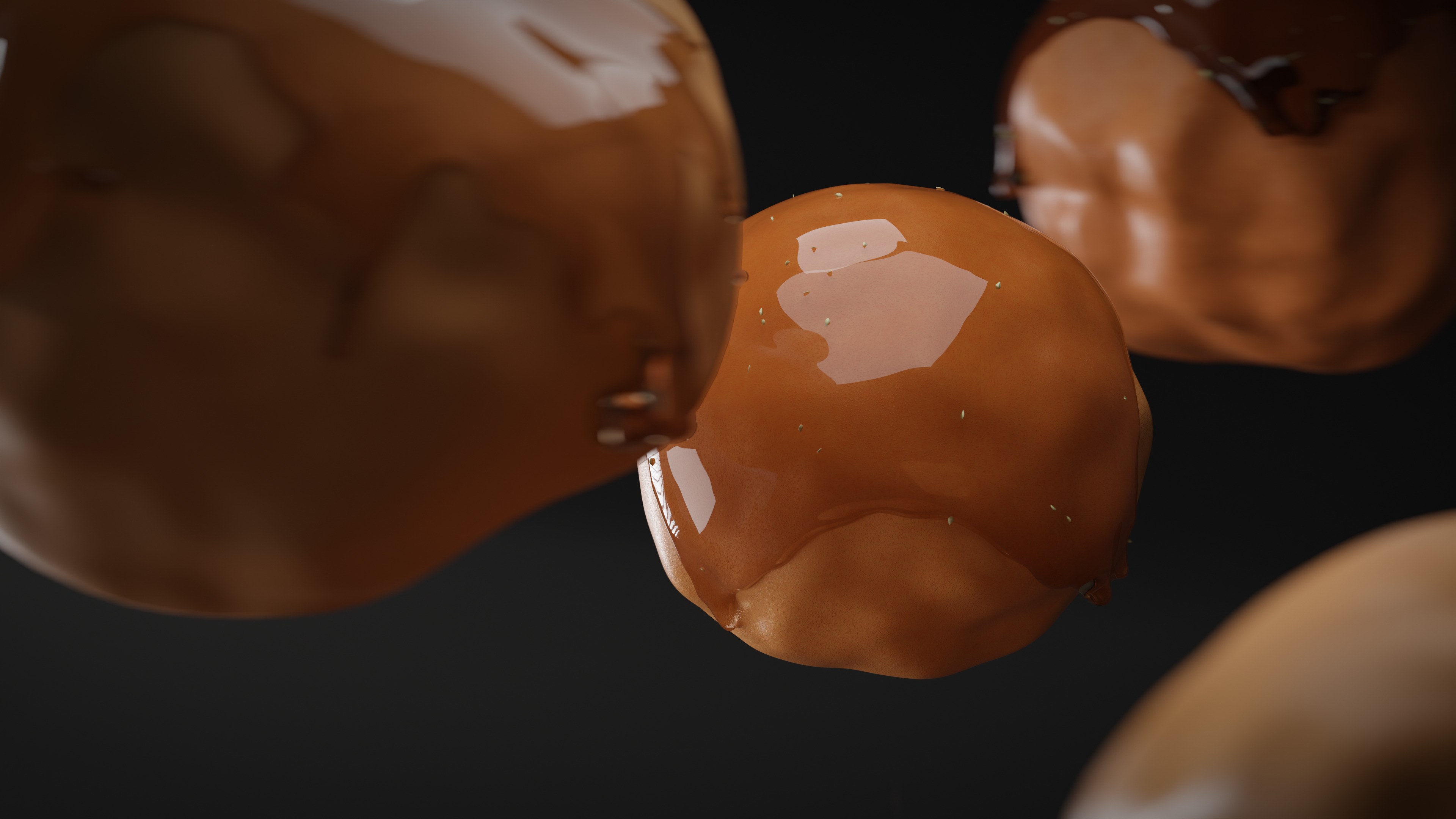 Luqaimat - Ramadan Low-poly 3D model_8