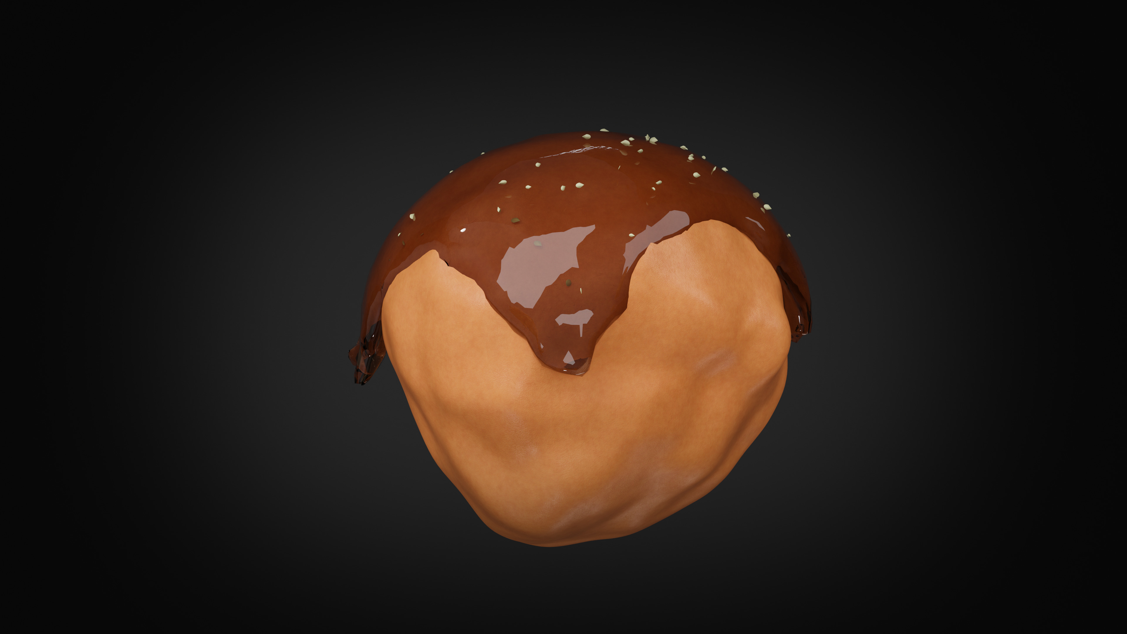 Luqaimat - Ramadan Low-poly 3D model_6