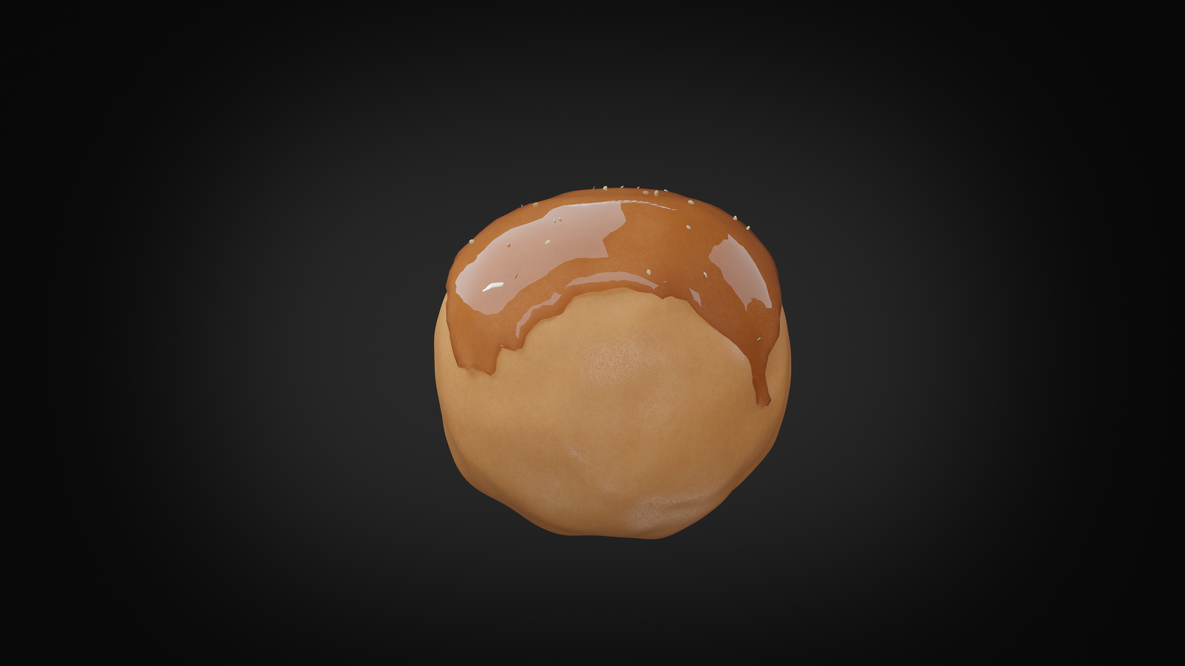 Luqaimat - Ramadan Low-poly 3D model_5