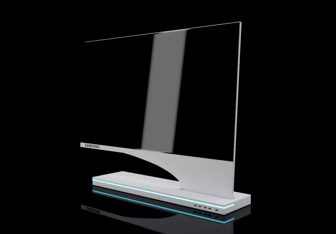 SAMSUNG T27B750ND new designed monitor 3D model_0