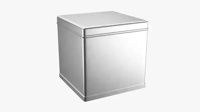 Square Tin Can - 15cm