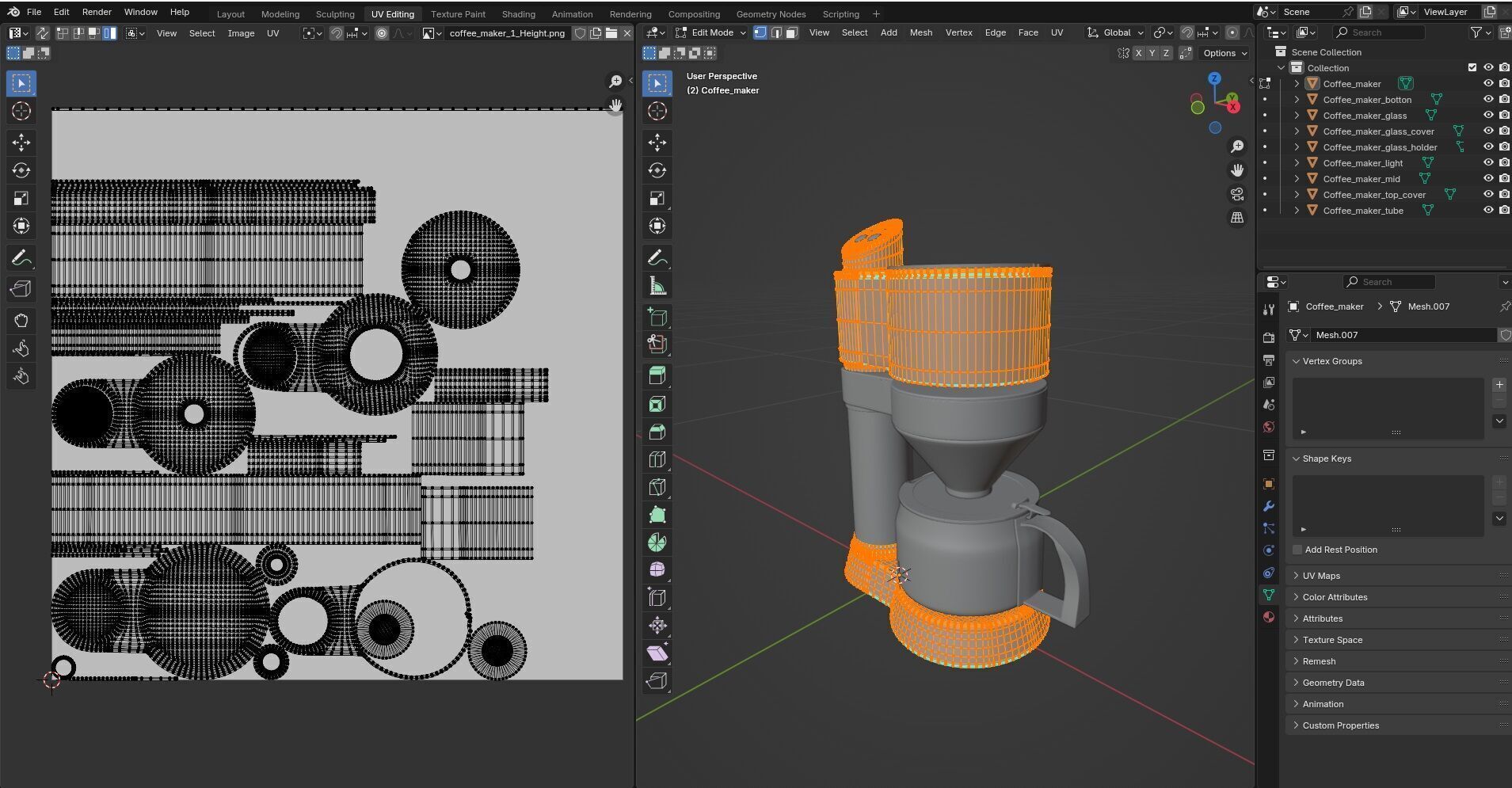 Coffee Maker CG1  3D model_17