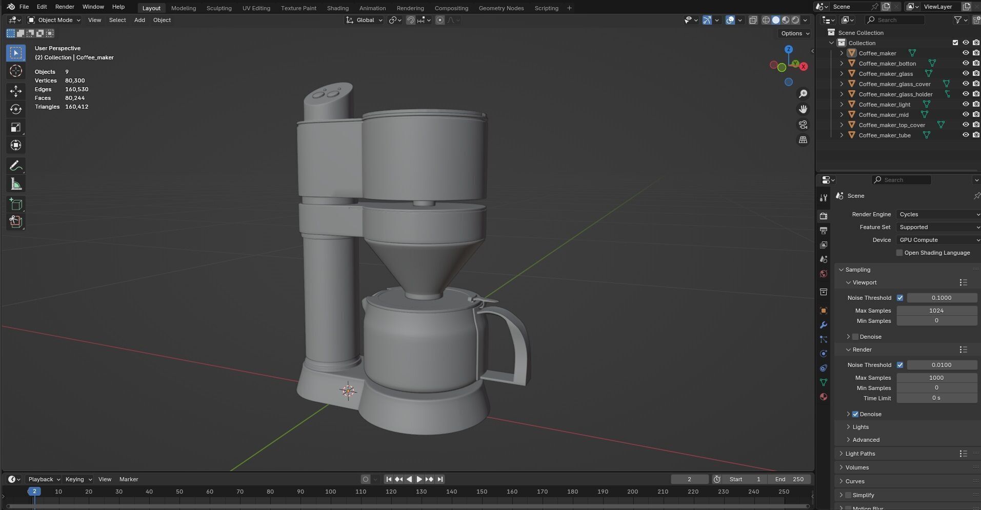 Coffee Maker CG1  3D model_15