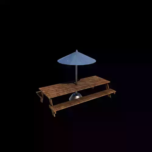 Picnic Table 3D model