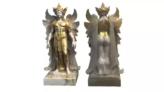 Ancient guardian statue 02