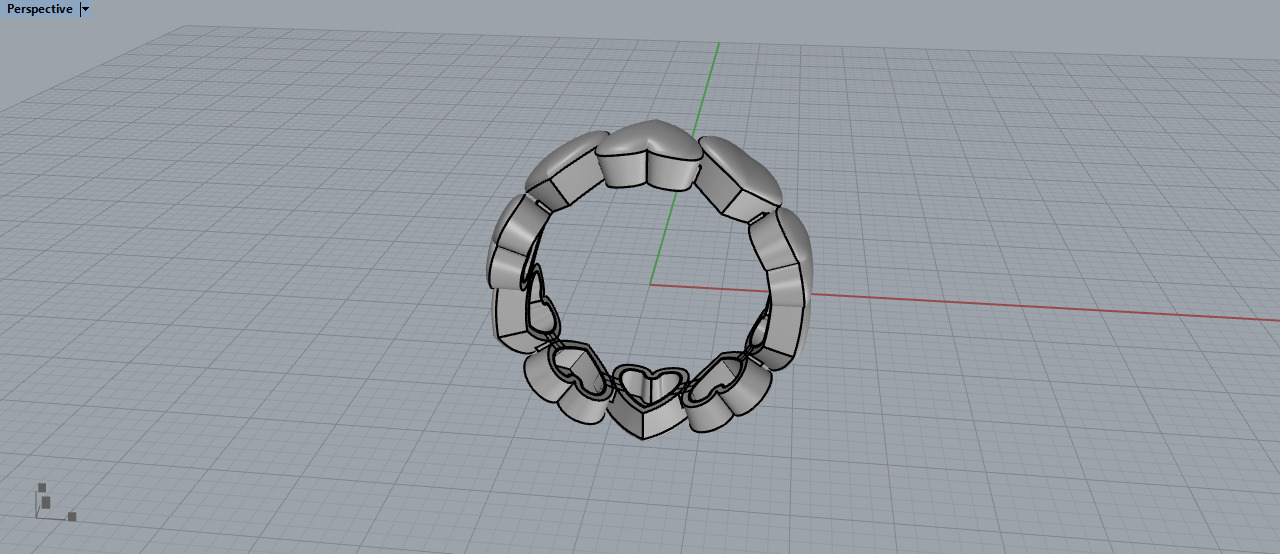Heart Ring 3D print model_20