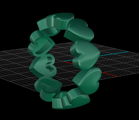 Heart Ring 3D print model_22