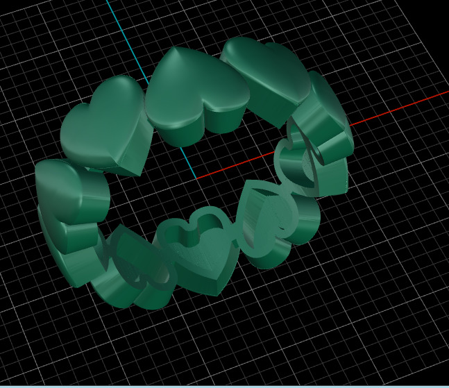 Heart Ring 3D print model_21