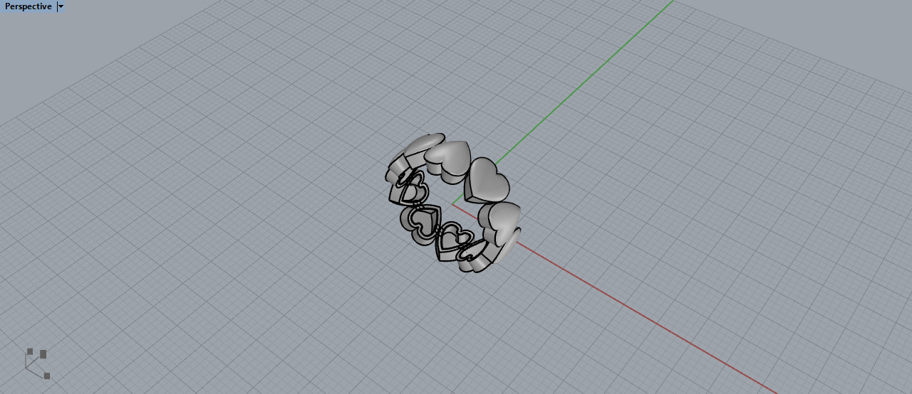 Heart Ring 3D print model_19