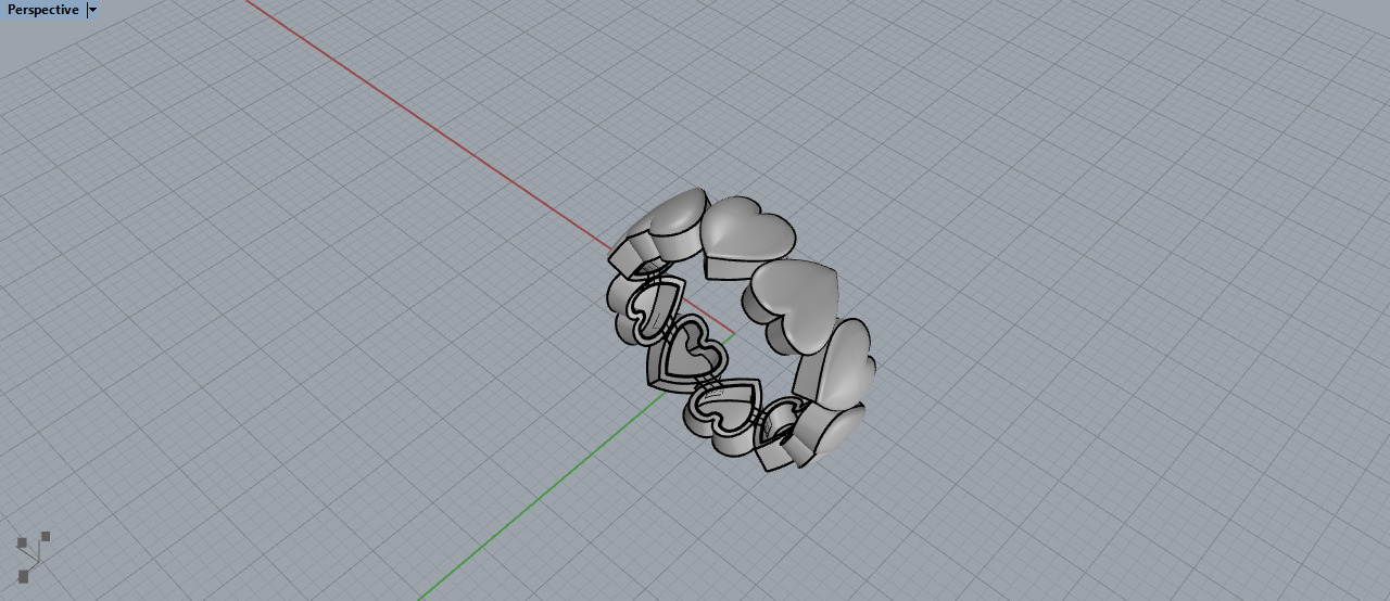 Heart Ring 3D print model_17