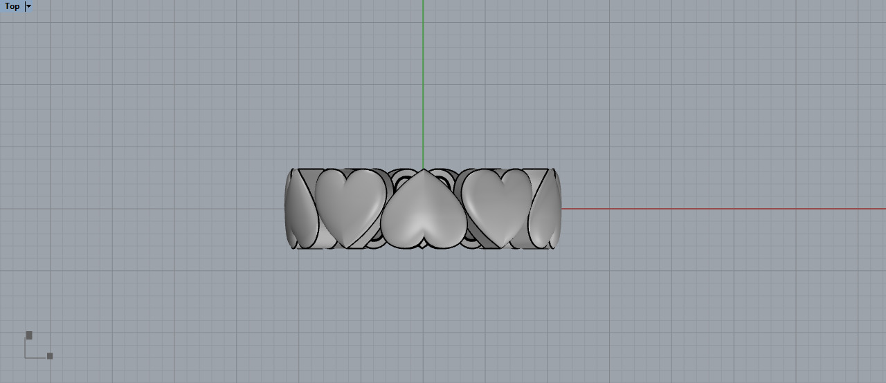 Heart Ring 3D print model_14
