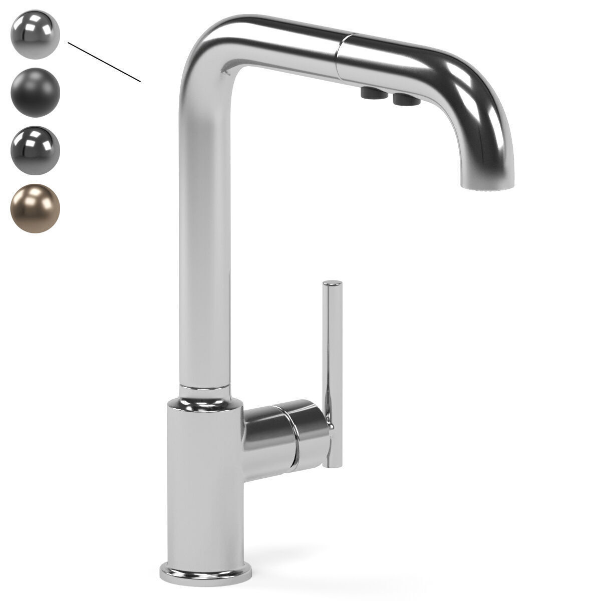KOHLER kitchen faucets 3D model_2