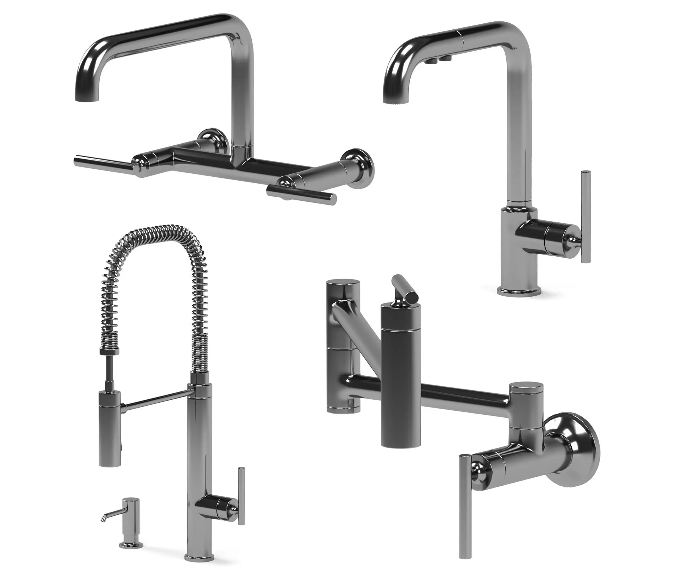 KOHLER kitchen faucets 3D model_0