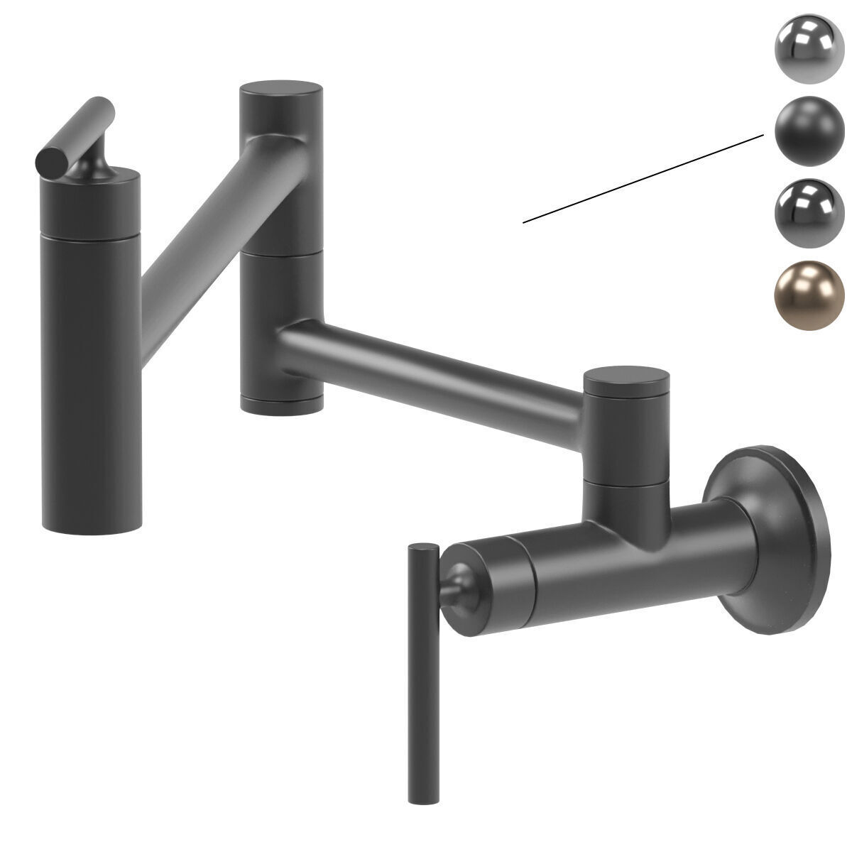 KOHLER kitchen faucets 3D model_4