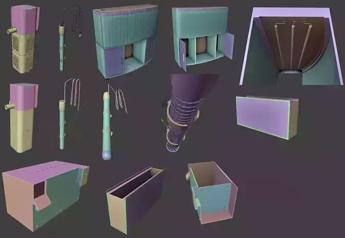 akvarium 3D model