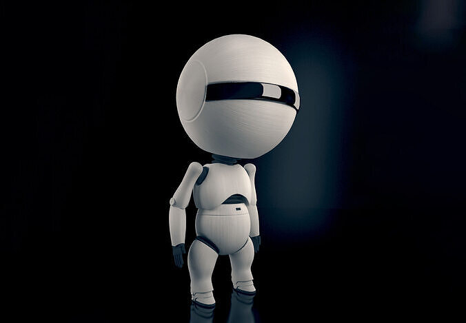 Droid robot 3D model