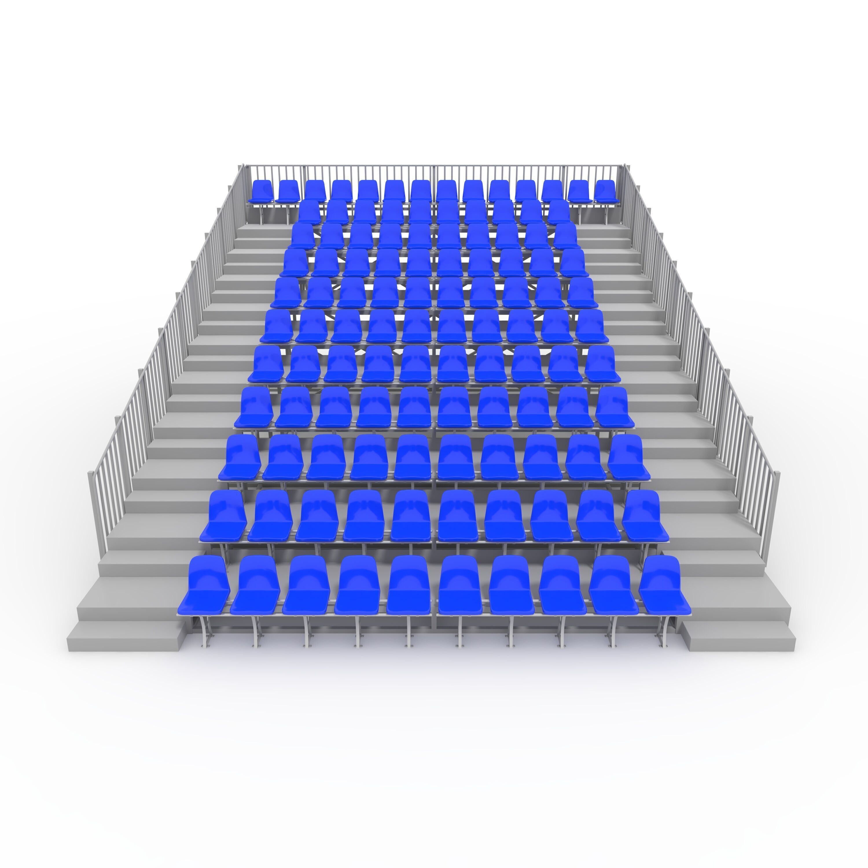 Bleachers 12 3D model_2