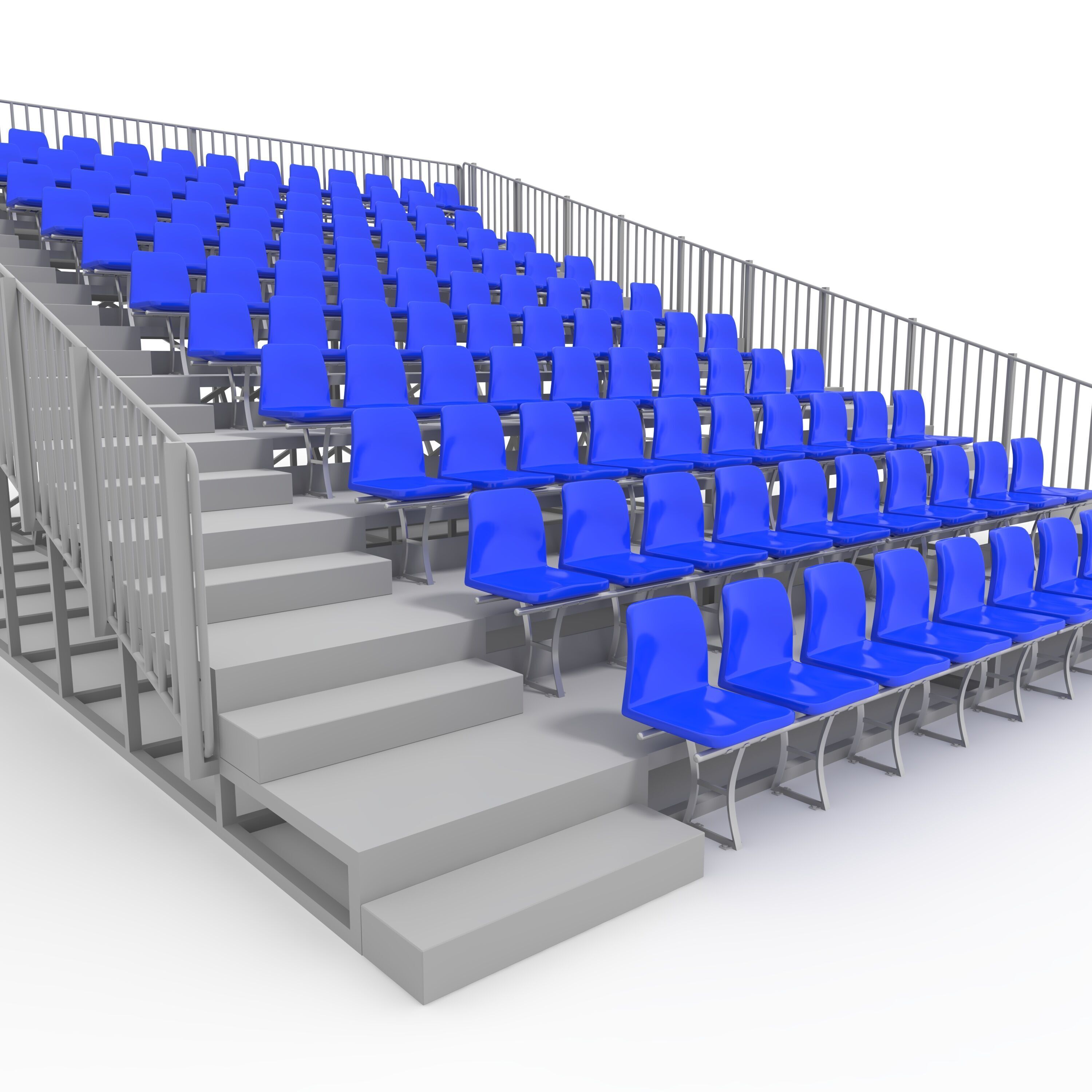 Bleachers 12 3D model_16