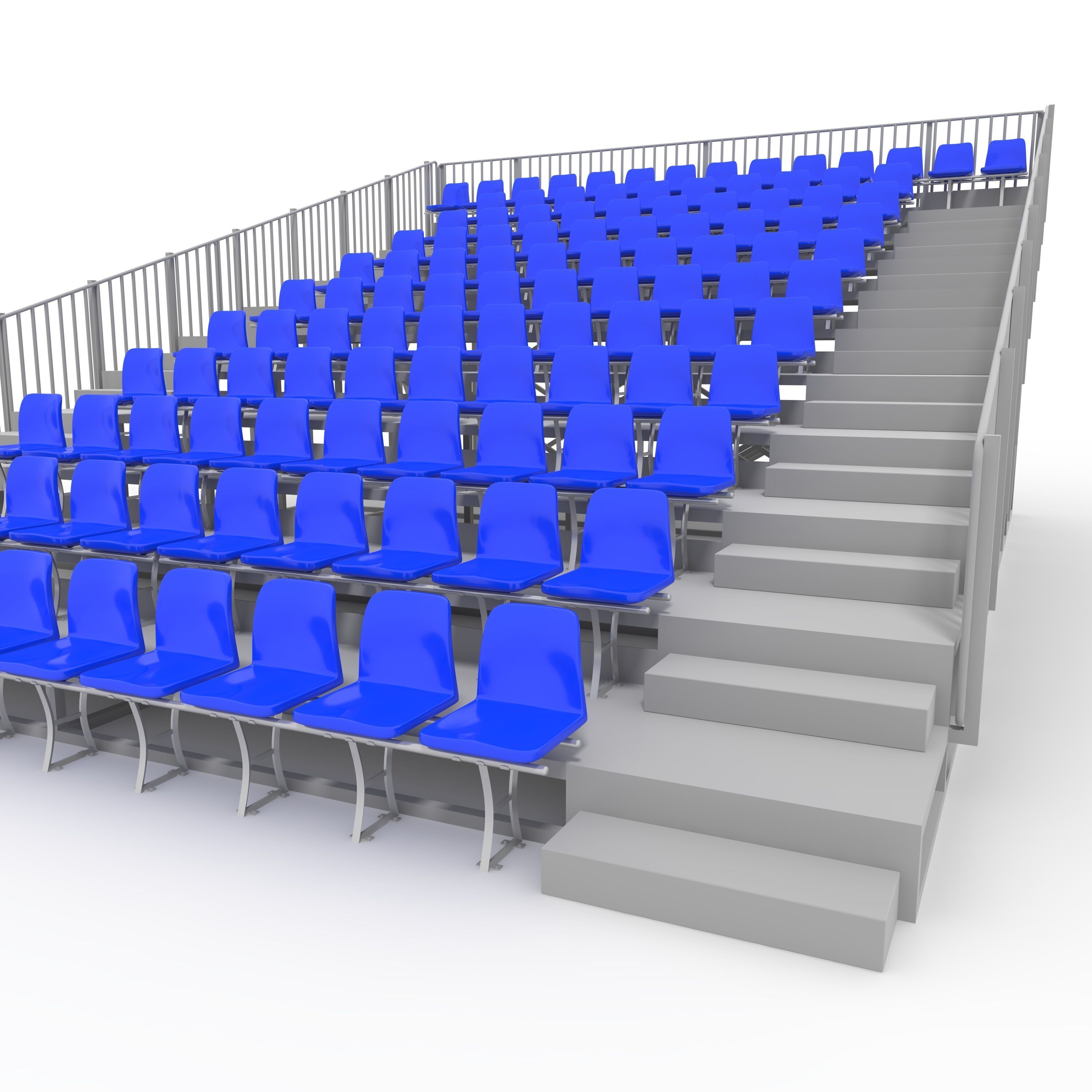 Bleachers 12 3D model_22