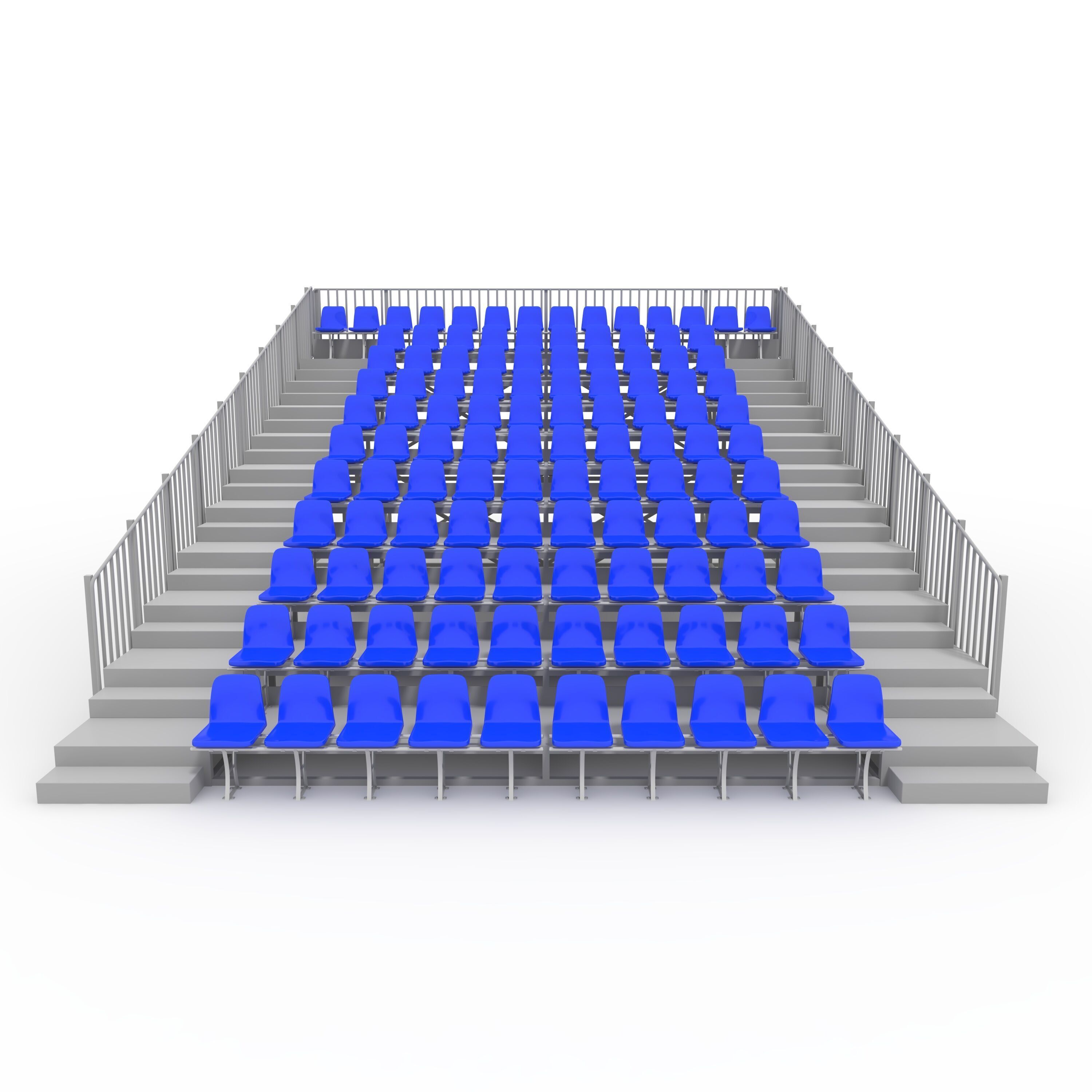 Bleachers 12 3D model_10