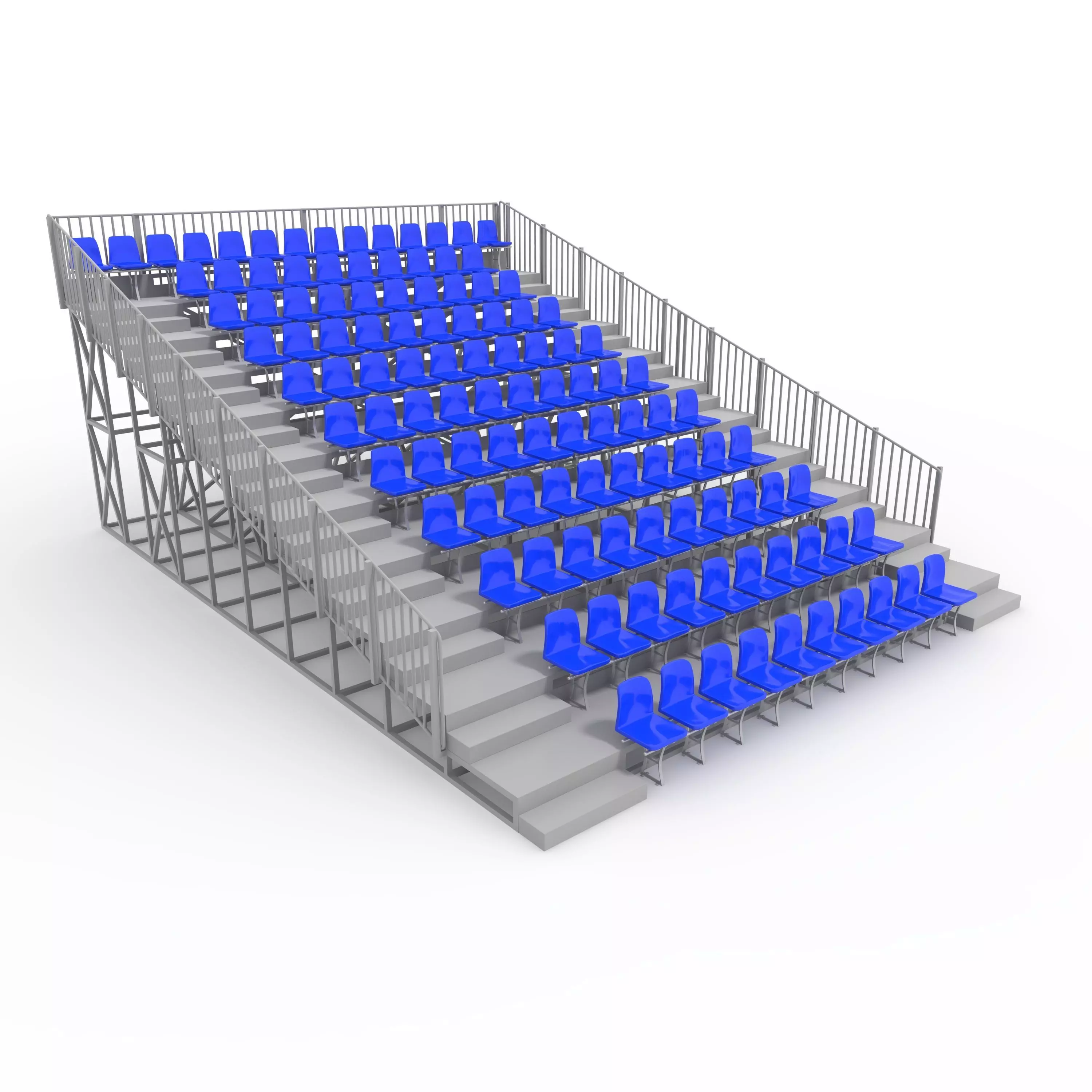 Bleachers 12 3D model_0
