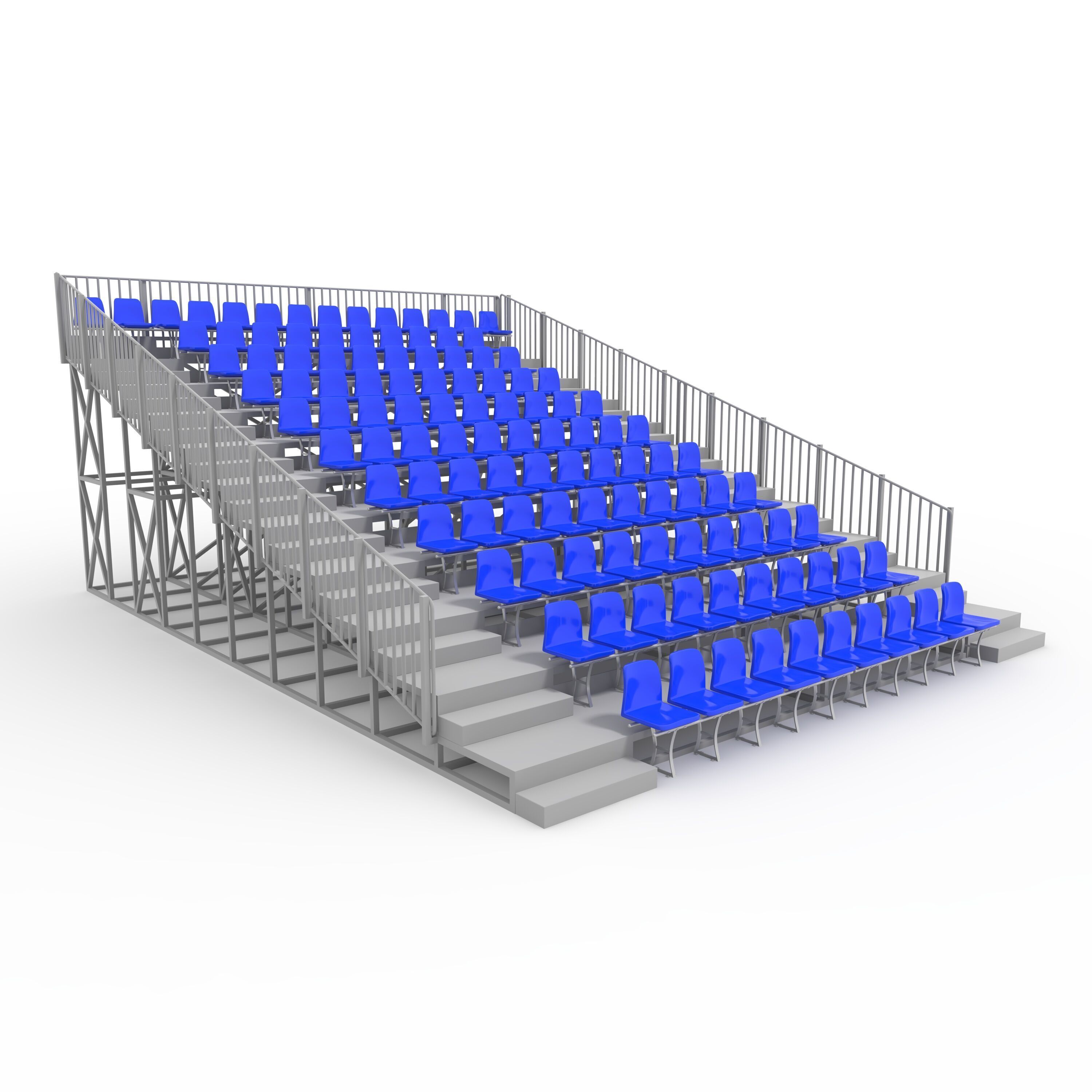 Bleachers 12 3D model_8