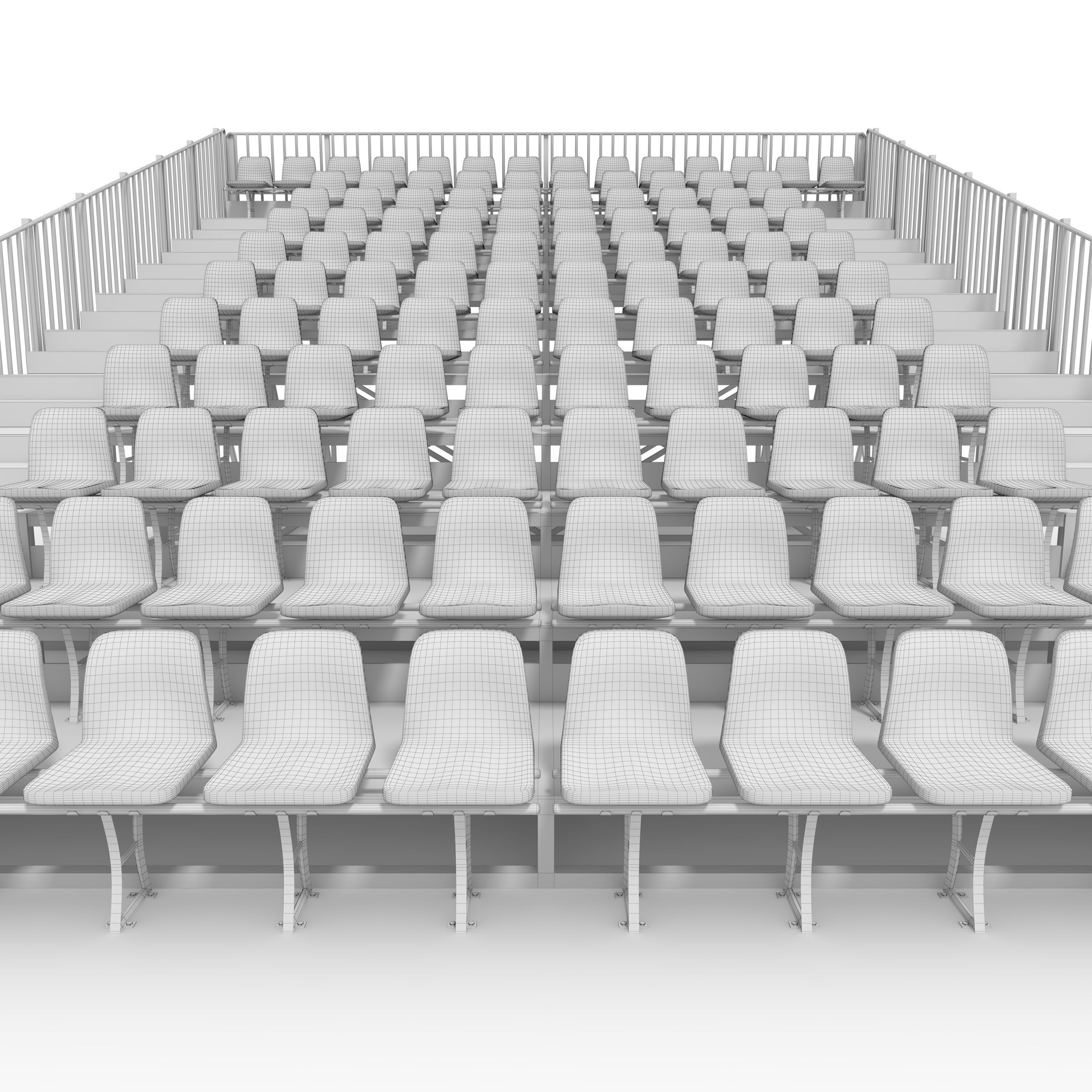 Bleachers 12 3D model_19