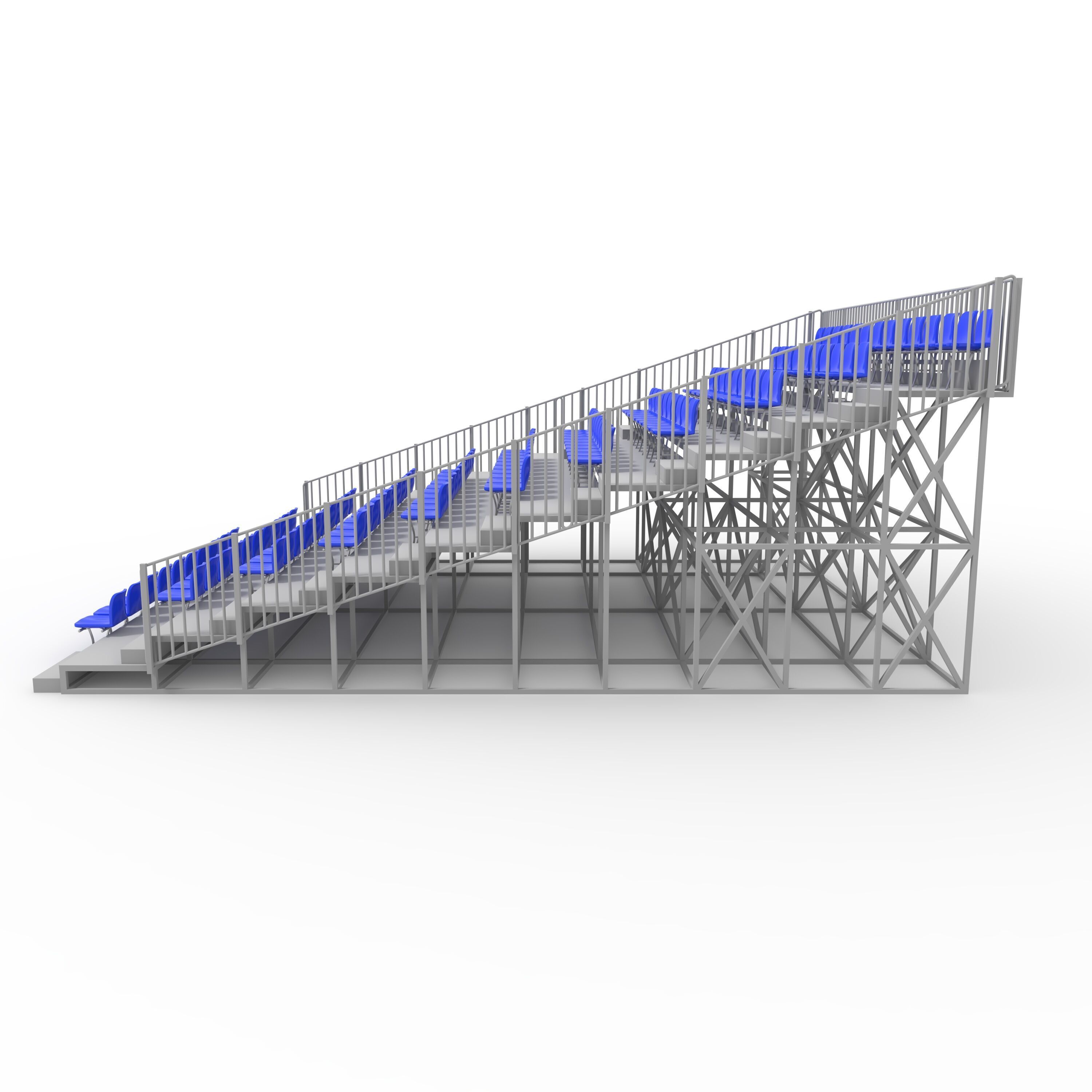 Bleachers 12 3D model_12