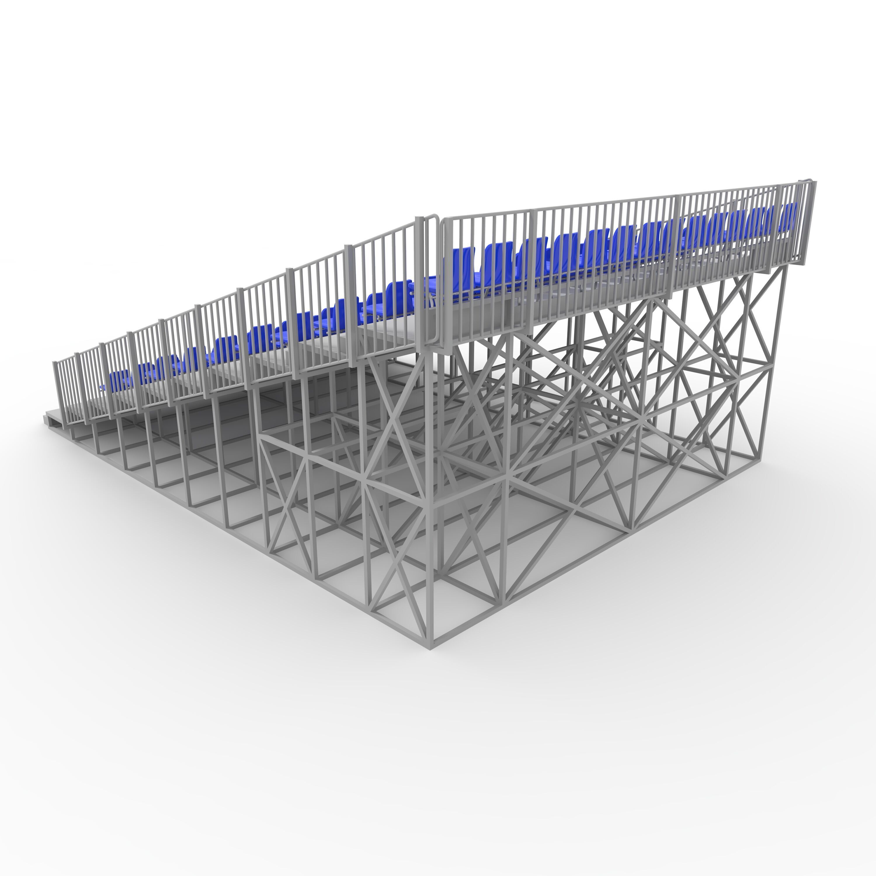 Bleachers 12 3D model_6
