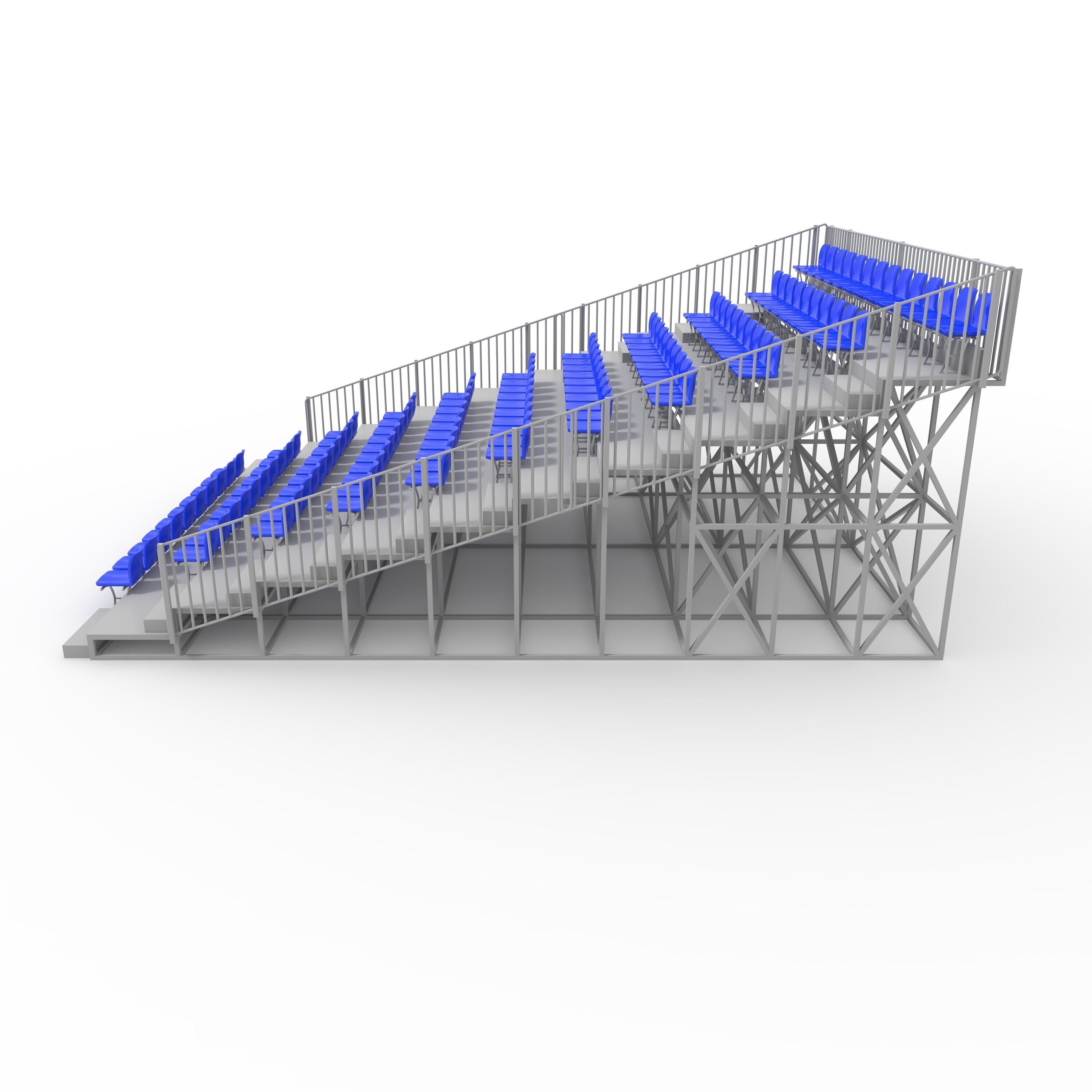 Bleachers 12 3D model_4