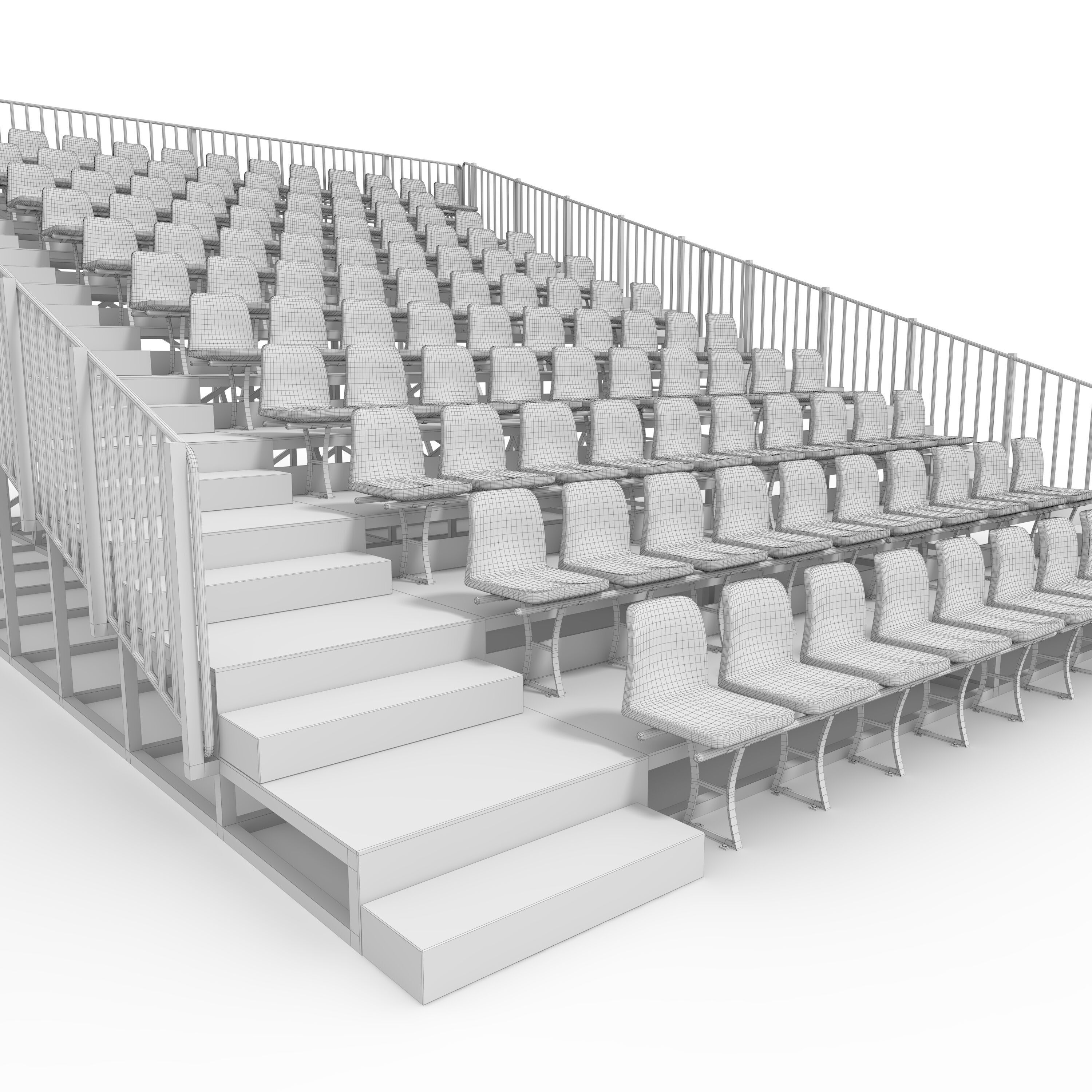 Bleachers 12 3D model_17