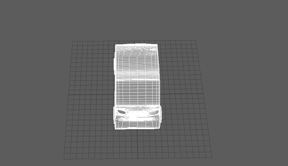 Futuristic Sci-Fi Mini Car 3D Model Realistic Low-poly 3D model_6