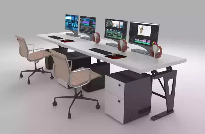 Workstation model full set