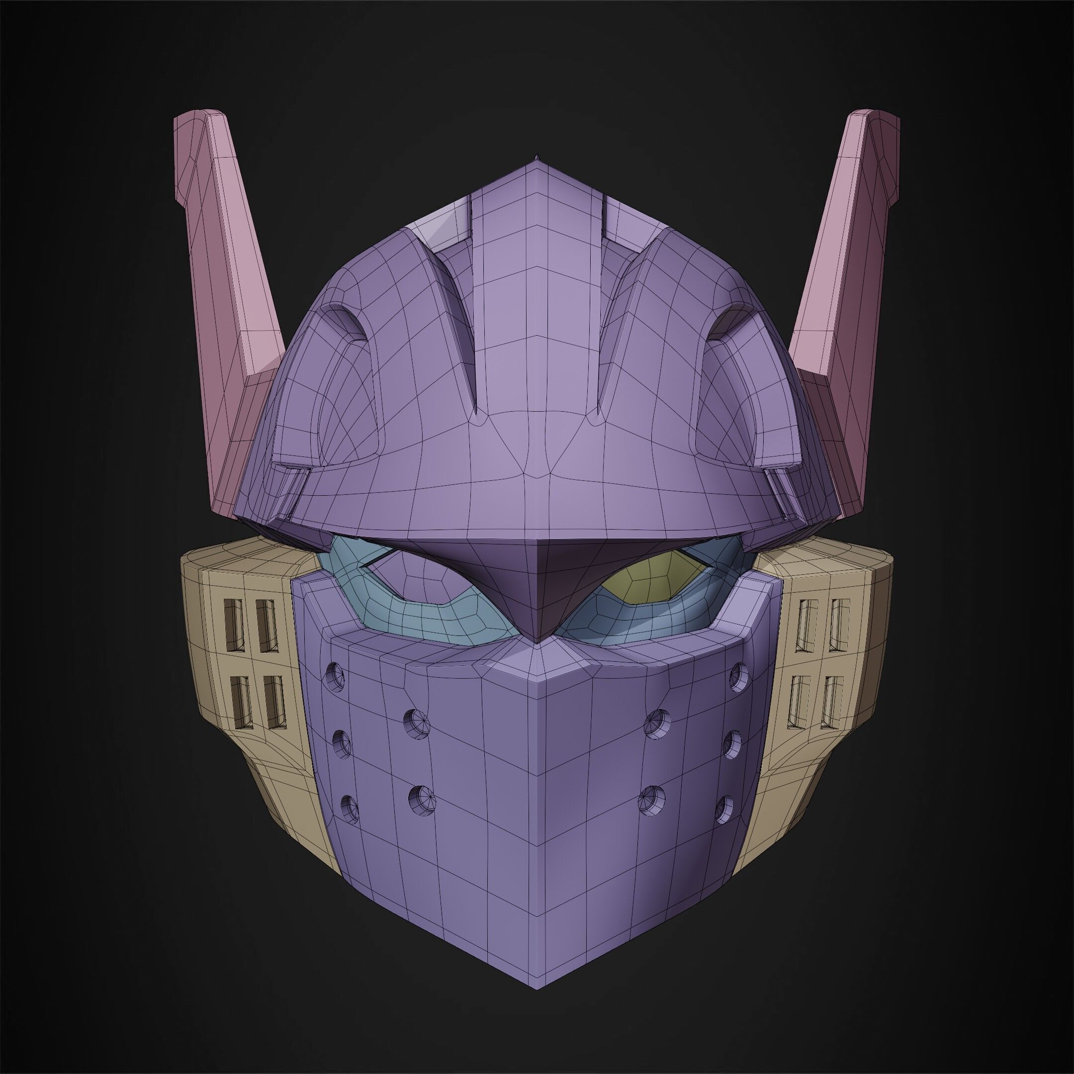 My Hero Academia Tenya Iida Ingenium Helmet for Cosplay 3D print model_16